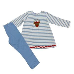 NWT Bailey Boys 2T Reindeer Girl Tunic Set